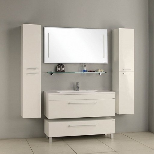 Тумба Aquaton Мадрид 120 1A168803MA010 белый